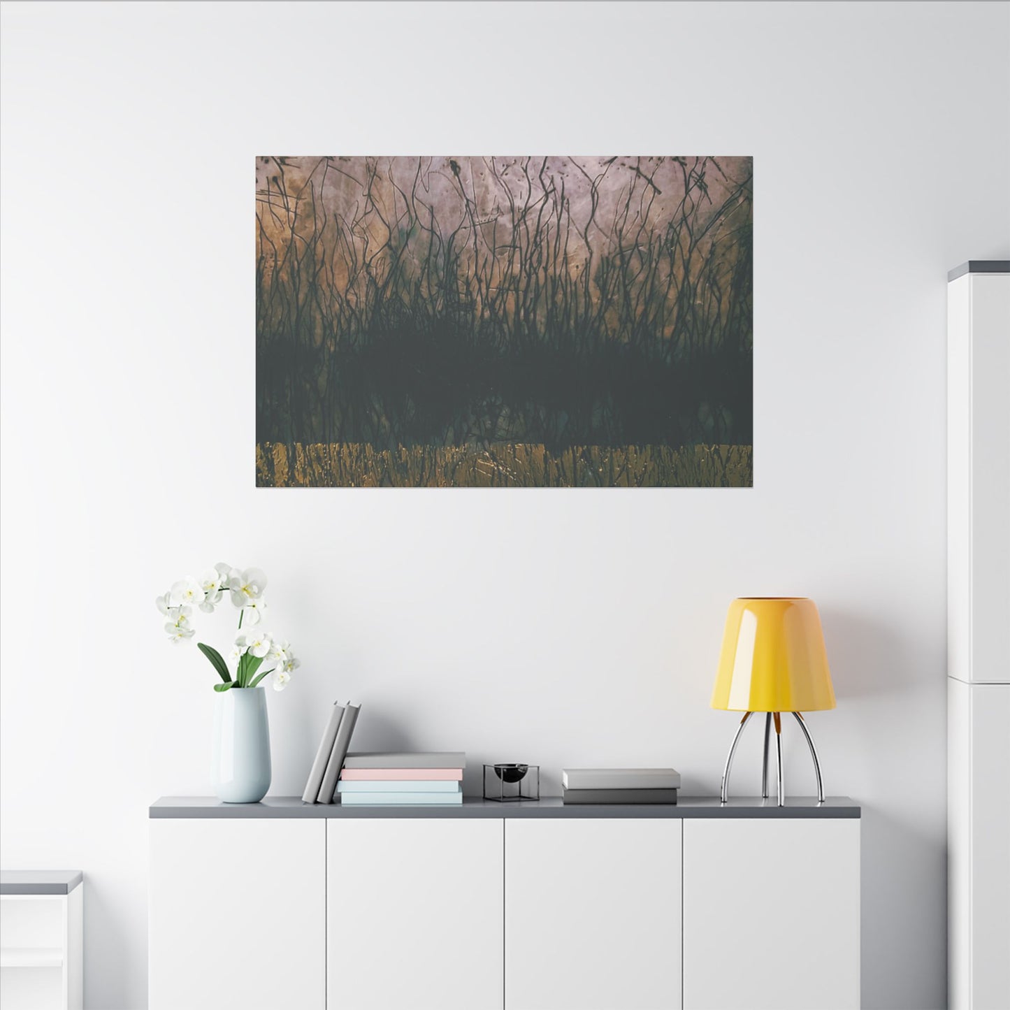 Abstract Nature Canvas Wall Art - Multi-Size Matte Print