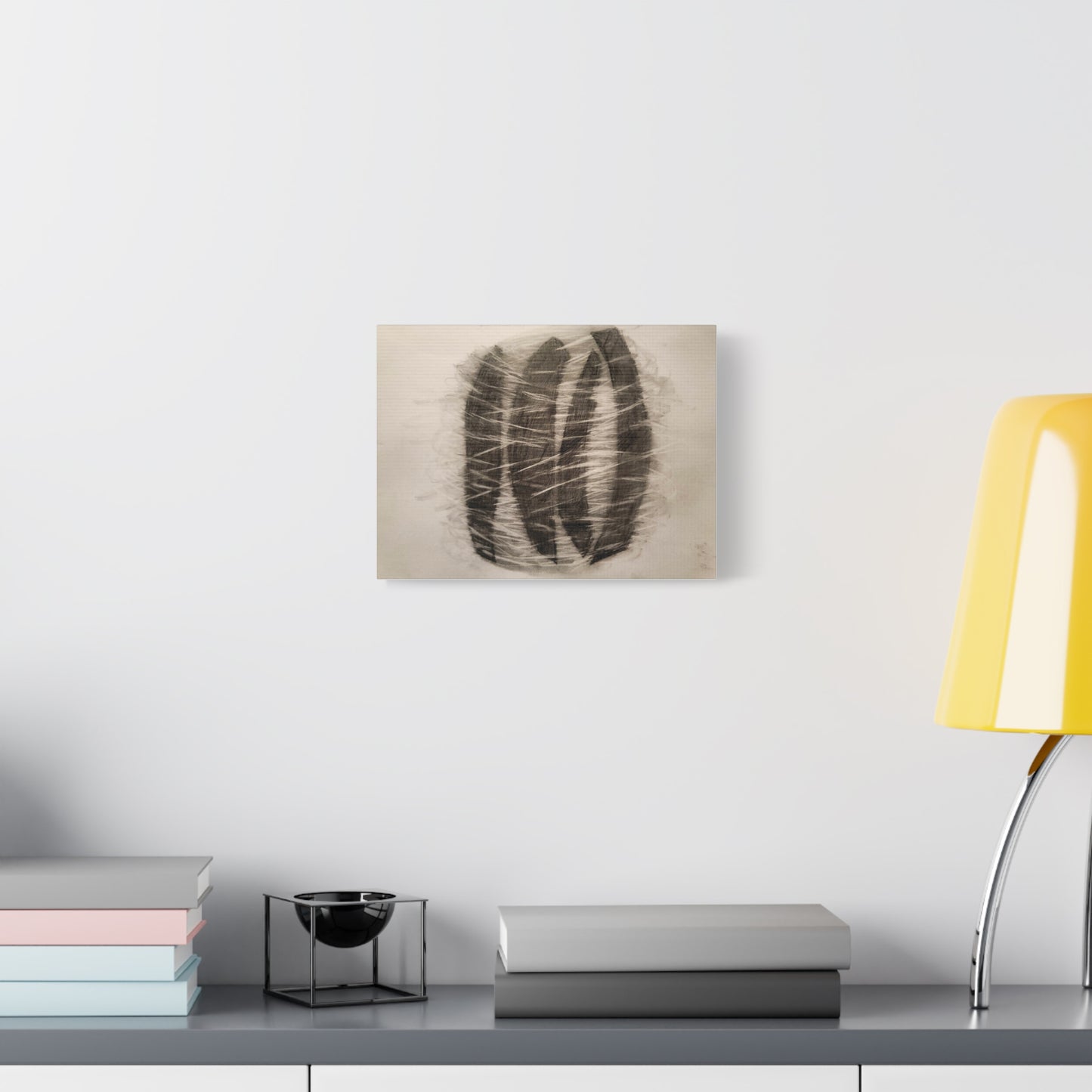 Line Drawing by Art Canvas Wall Art, Abstract Decor, Modern Home Design, Unique Gift for Art Lovers, Gallery Style Print