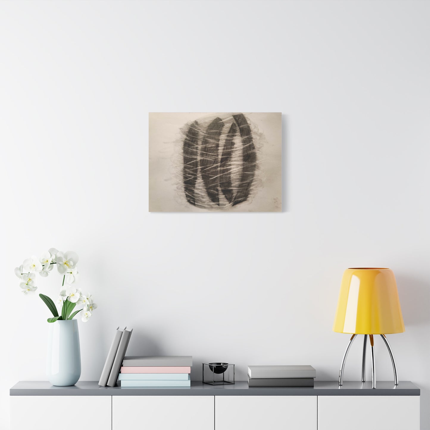 Line Drawing by Art Canvas Wall Art, Abstract Decor, Modern Home Design, Unique Gift for Art Lovers, Gallery Style Print
