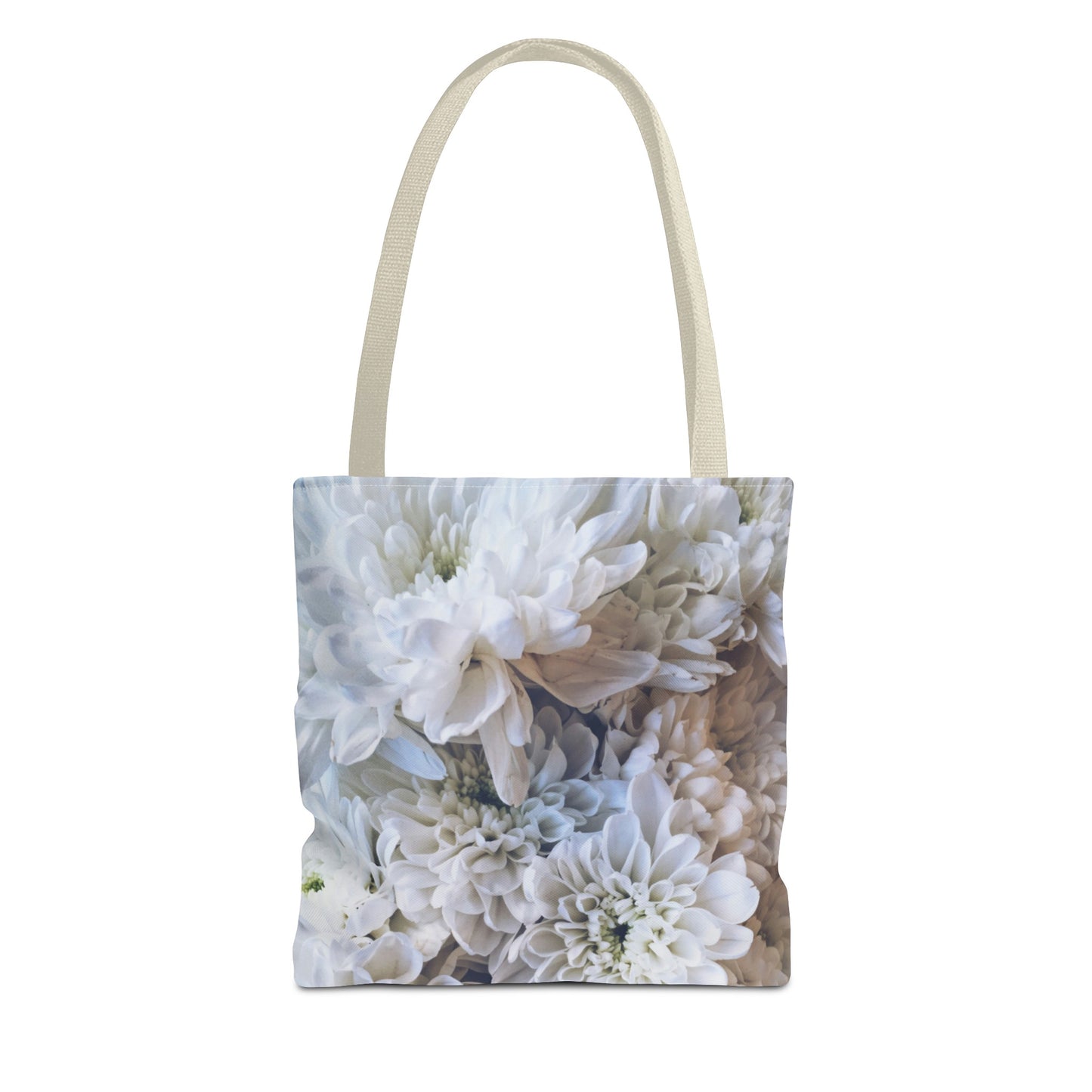 For mom, daughter, floral, White Flowers Tote workout school bag