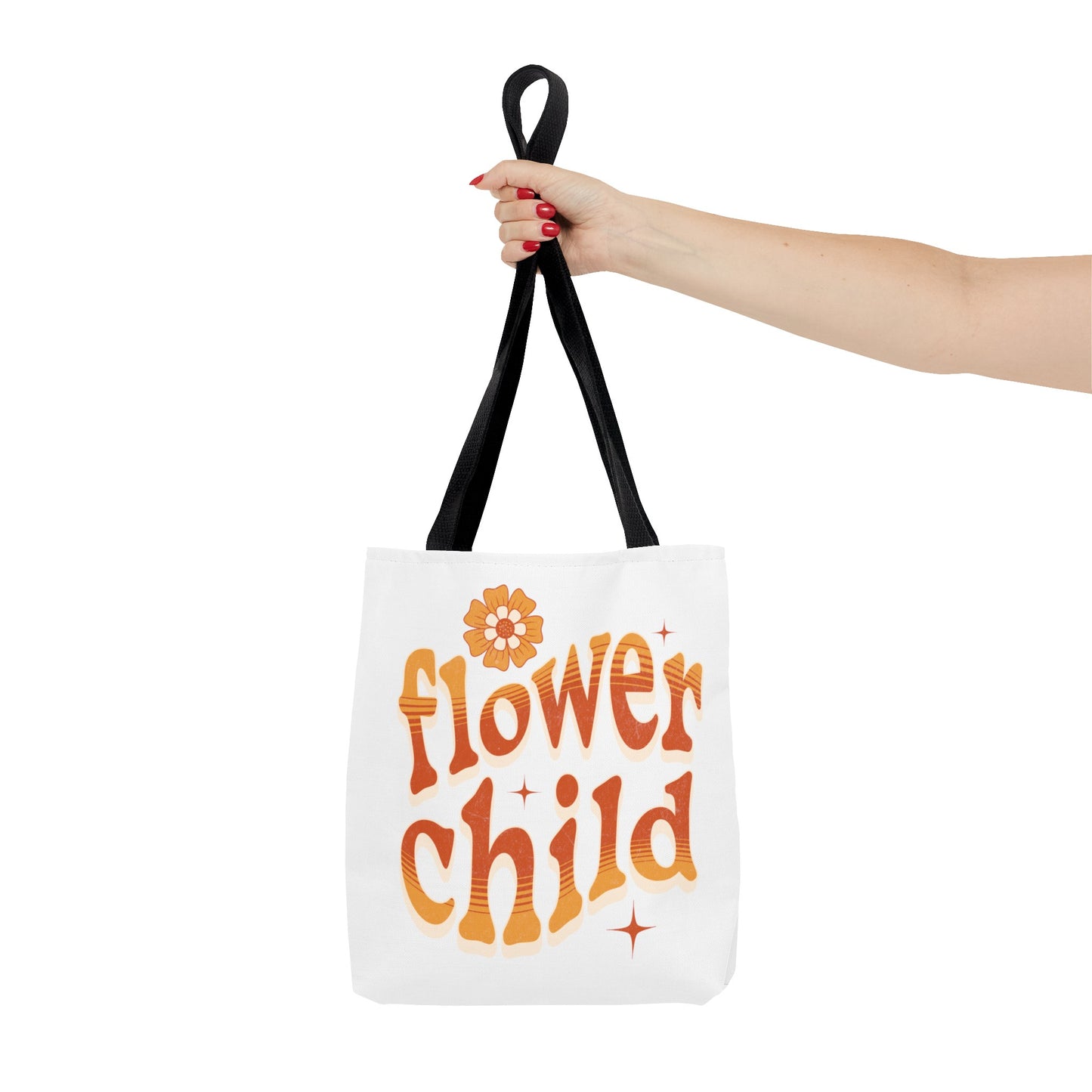 Flower child, mom, daughter, graduate workout Tote Bag (AOP)