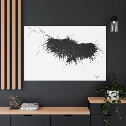Canvas Print - Abstract Line Drawing Birds in Flight by Lisa Jennings