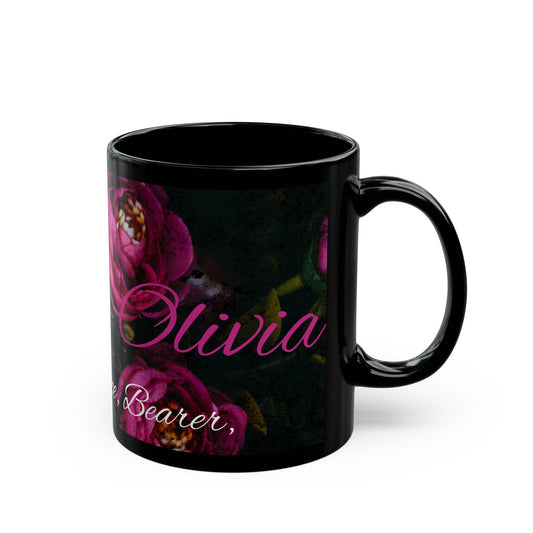 Olivia Black Mug (11oz, 15oz)