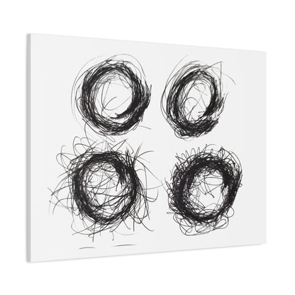 Line Drawing Wall Art, Modern Minimalist Decor, Home Office Artwork, Gift for Art Lovers, Contemporary Wall Hanging by artist Lisa Jennings