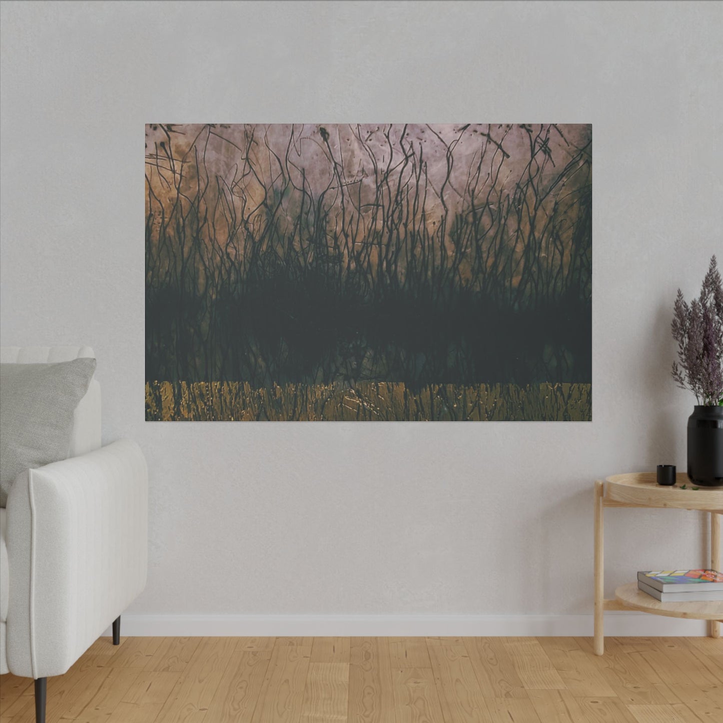 Abstract Nature Canvas Wall Art - Multi-Size Matte Print