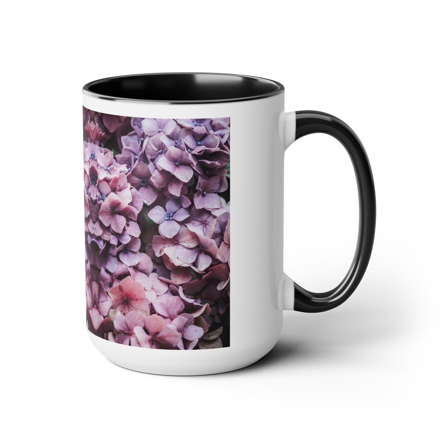 Stunning floral-inspired coffee mug, 15oz