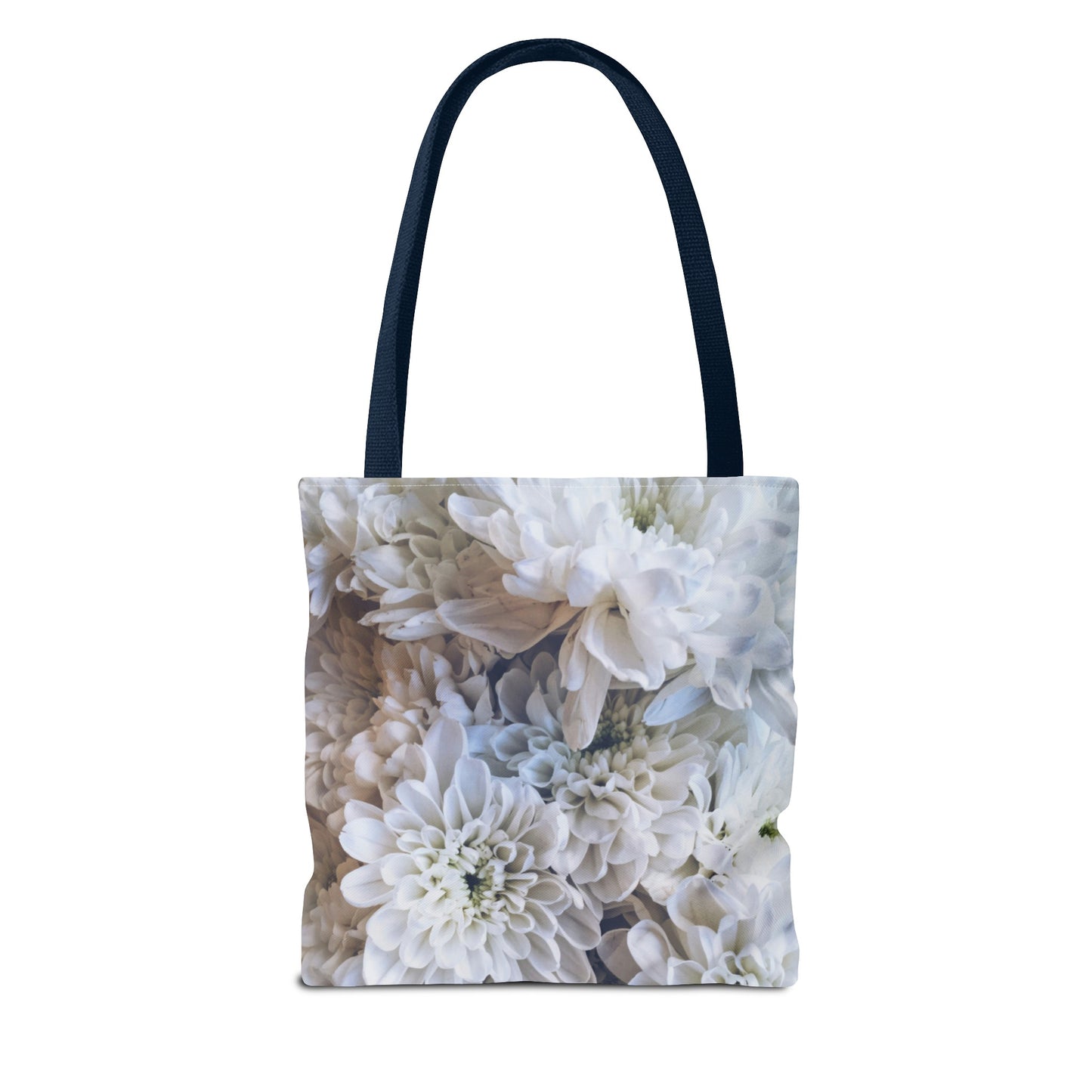 For mom, daughter, floral, White Flowers Tote workout school bag