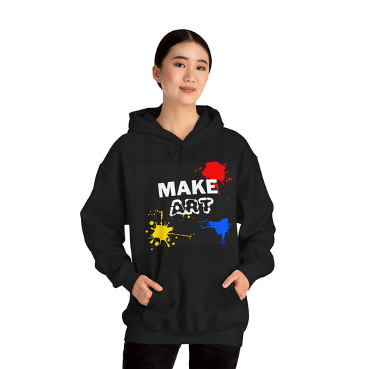 MAKE ART Hooded Sweatshirt FOR STUDENTS, GIRL, BOY, GRADUATE