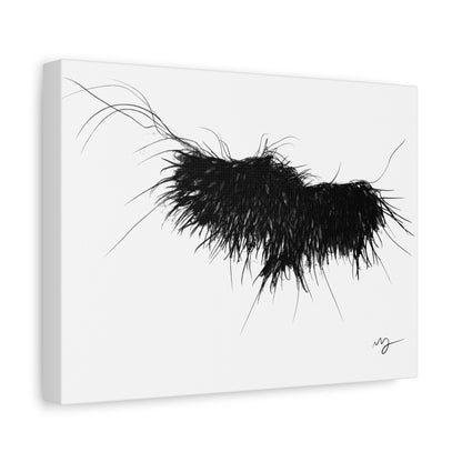 Canvas Print - Abstract Line Drawing Birds in Flight by Lisa Jennings