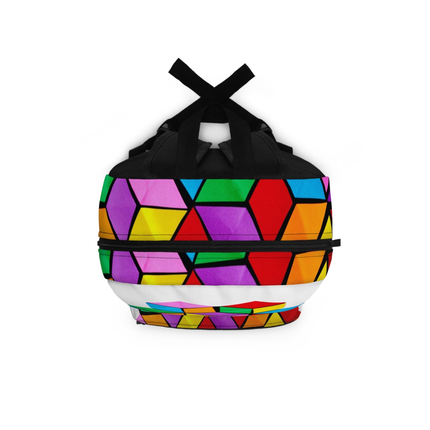 Stacked Colorful Blocks Backpack