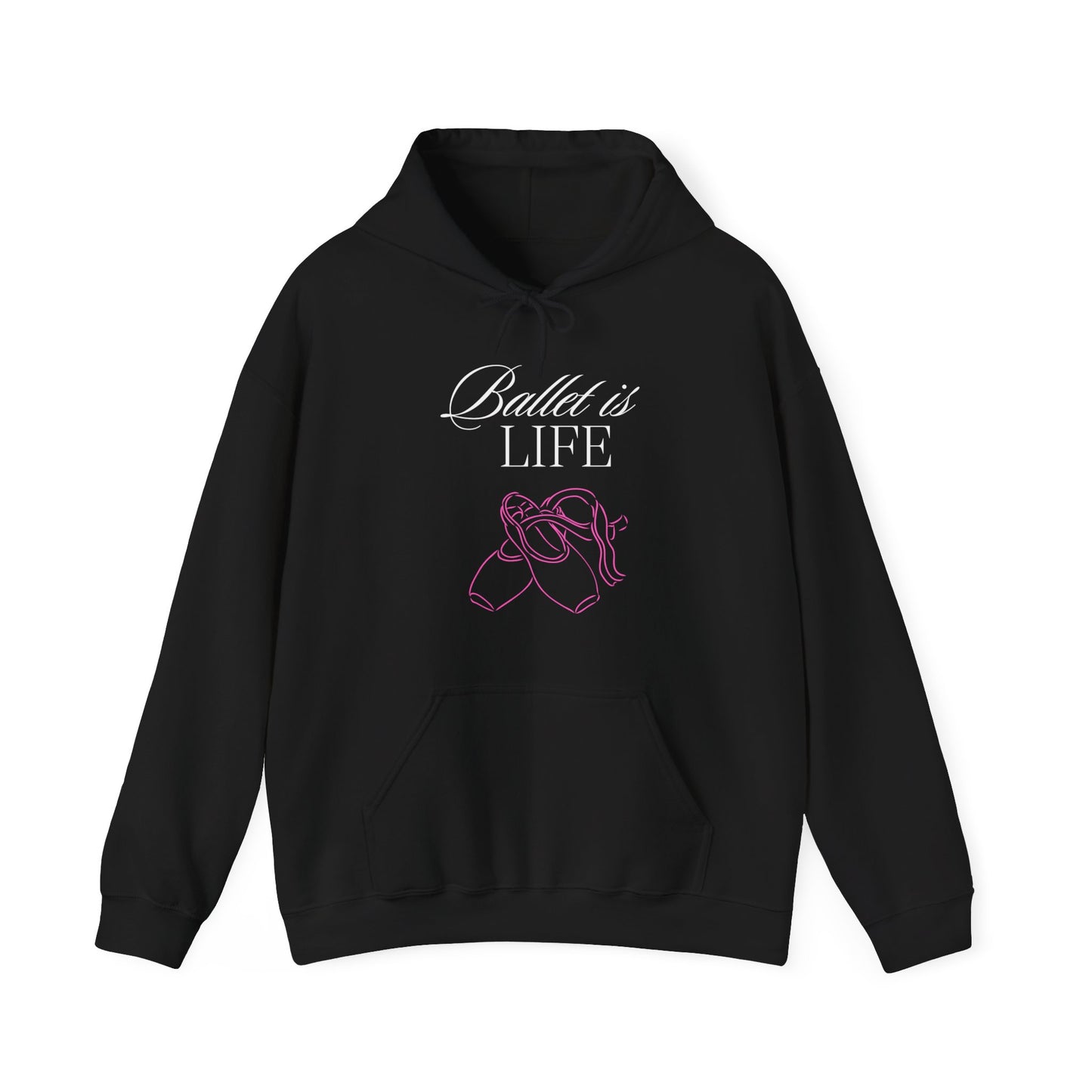 Black ballet dancer warm love of dance Hooded Sweatshirt