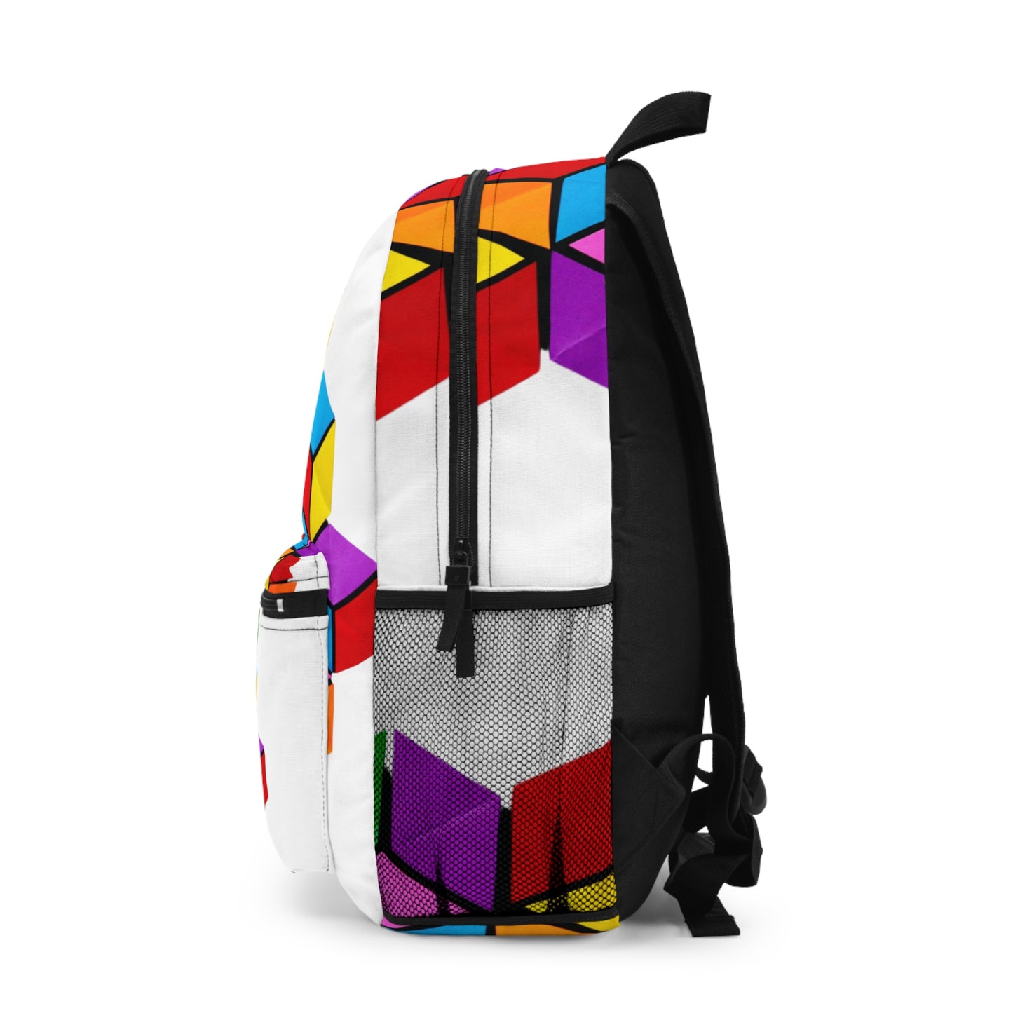 Stacked Colorful Blocks Backpack