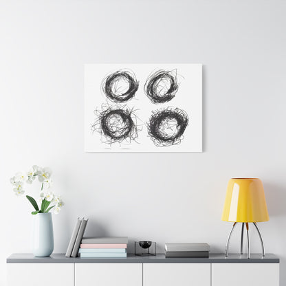 Line Drawing Wall Art, Modern Minimalist Decor, Home Office Artwork, Gift for Art Lovers, Contemporary Wall Hanging by artist Lisa Jennings