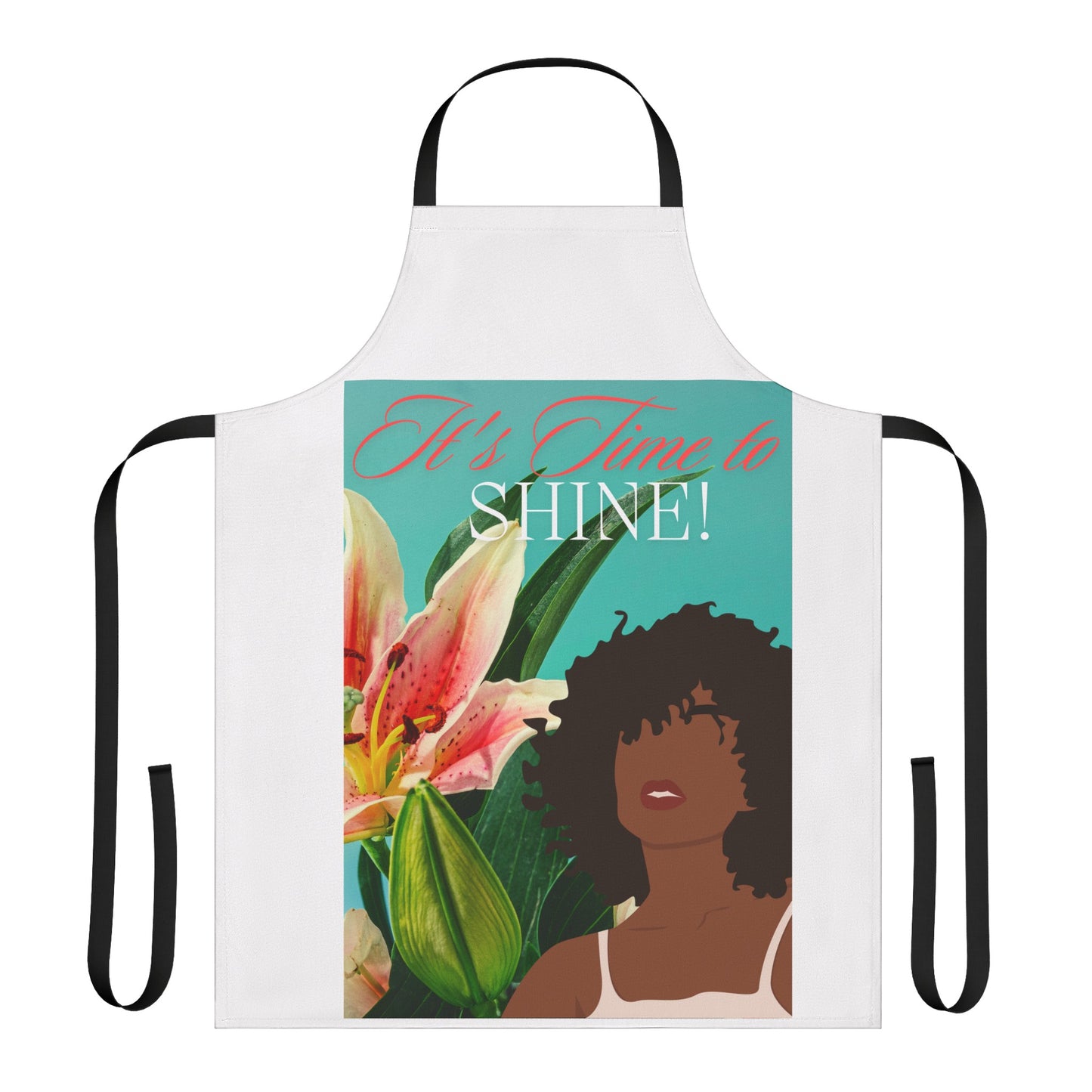 Celebration apron with colorful images