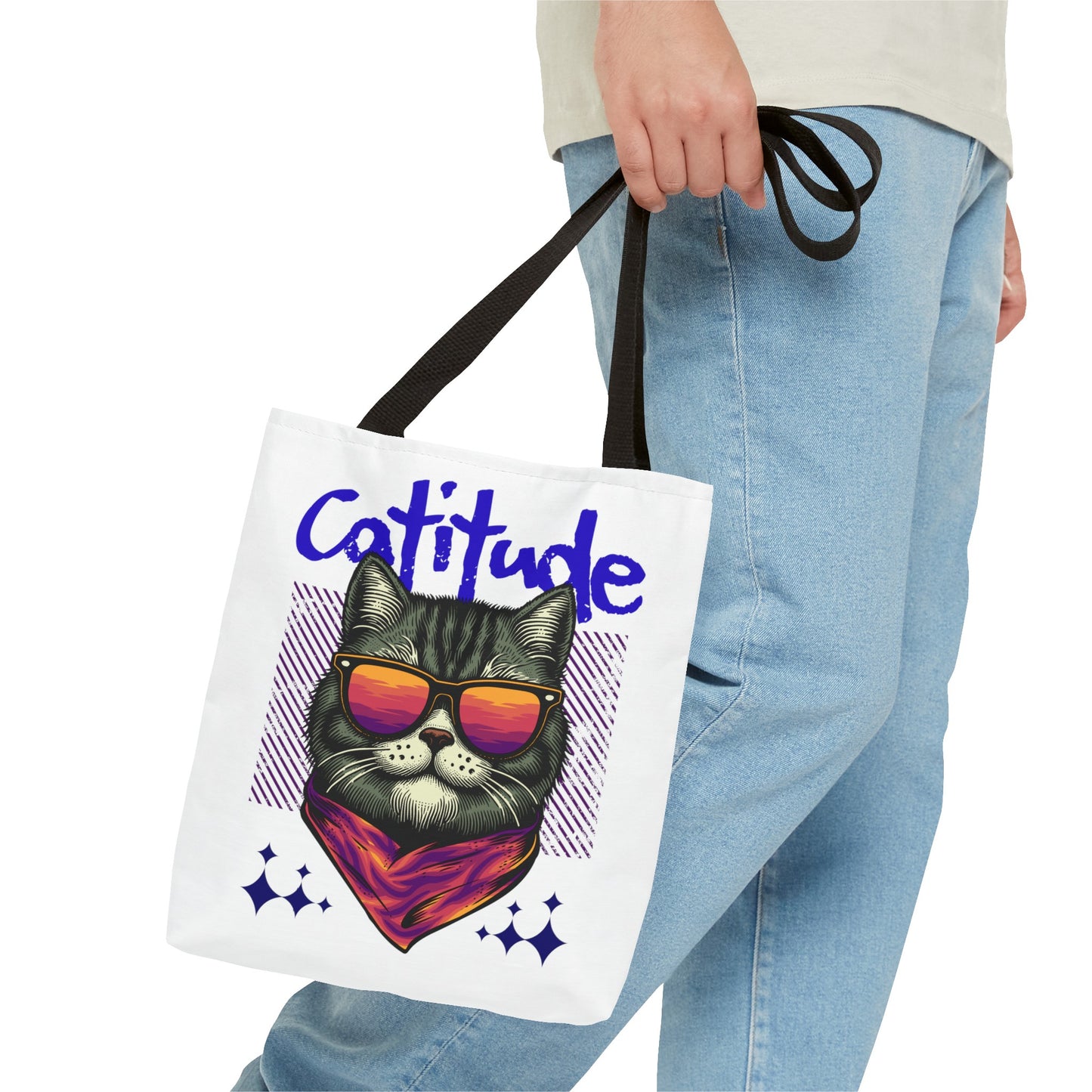 Whimsical cat Tote Bag