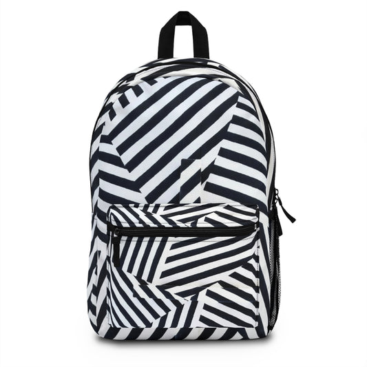 Thick Optical Lines Backpack