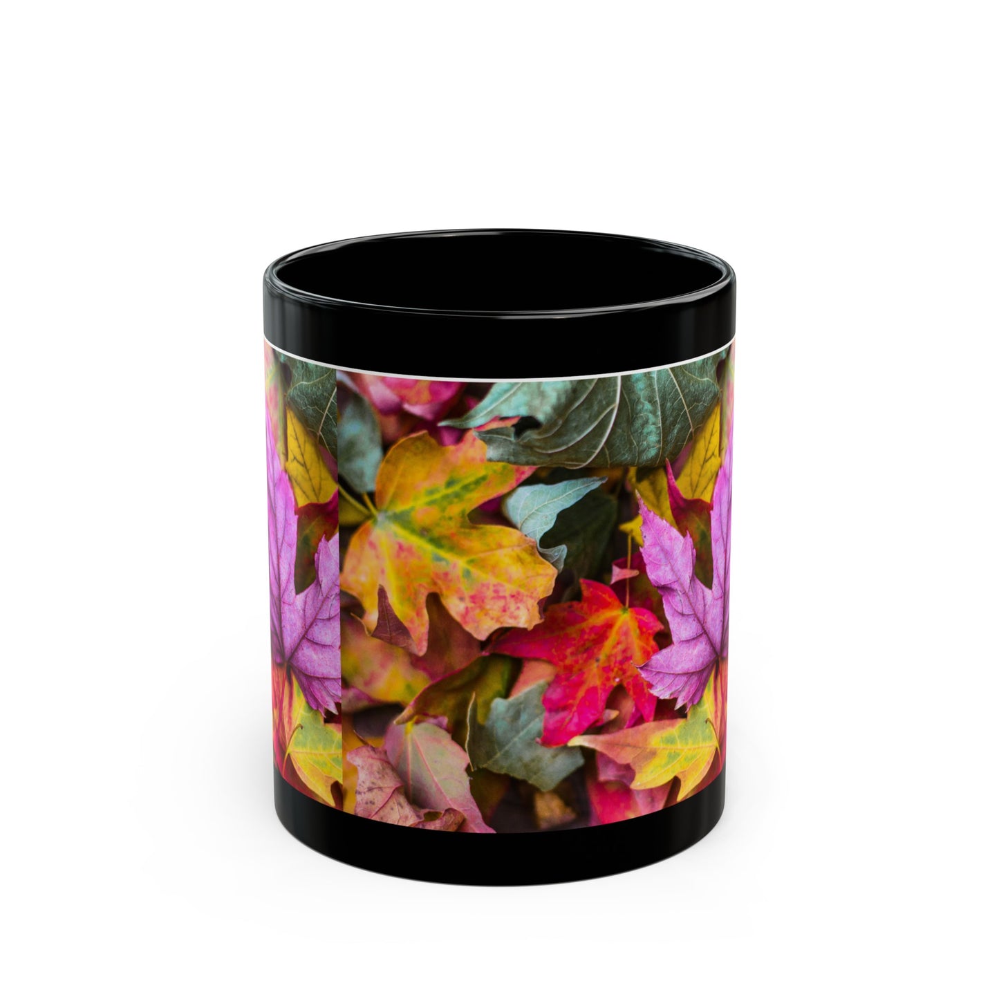 Autumn - Inspired Black, Ceramic Coffee Mug (11oz, 15oz)