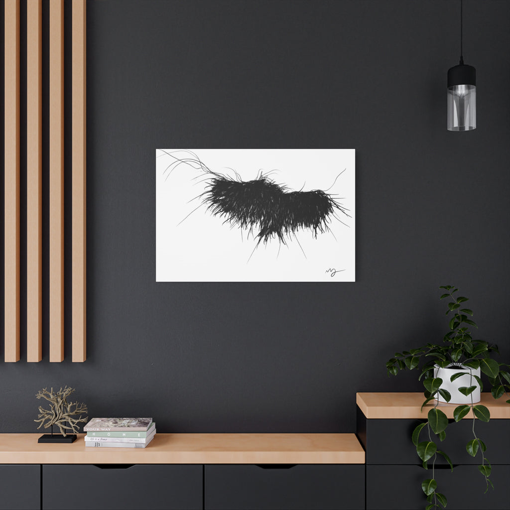 Canvas Print - Abstract Line Drawing Birds in Flight by Lisa Jennings