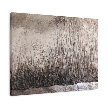 Encaustic Landscape Wall Art, Abstract Nature Decor, Modern Home Accent, Minimalist Design, Perfect for Living Room, Office, Gallery