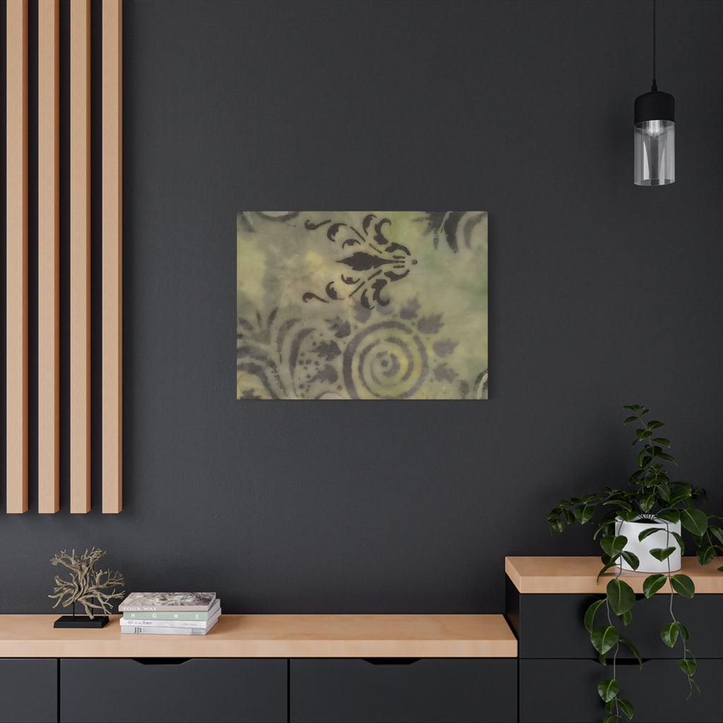 Canvas Print inspired by  Nature -Encaustic Painting by Lisa Jennings