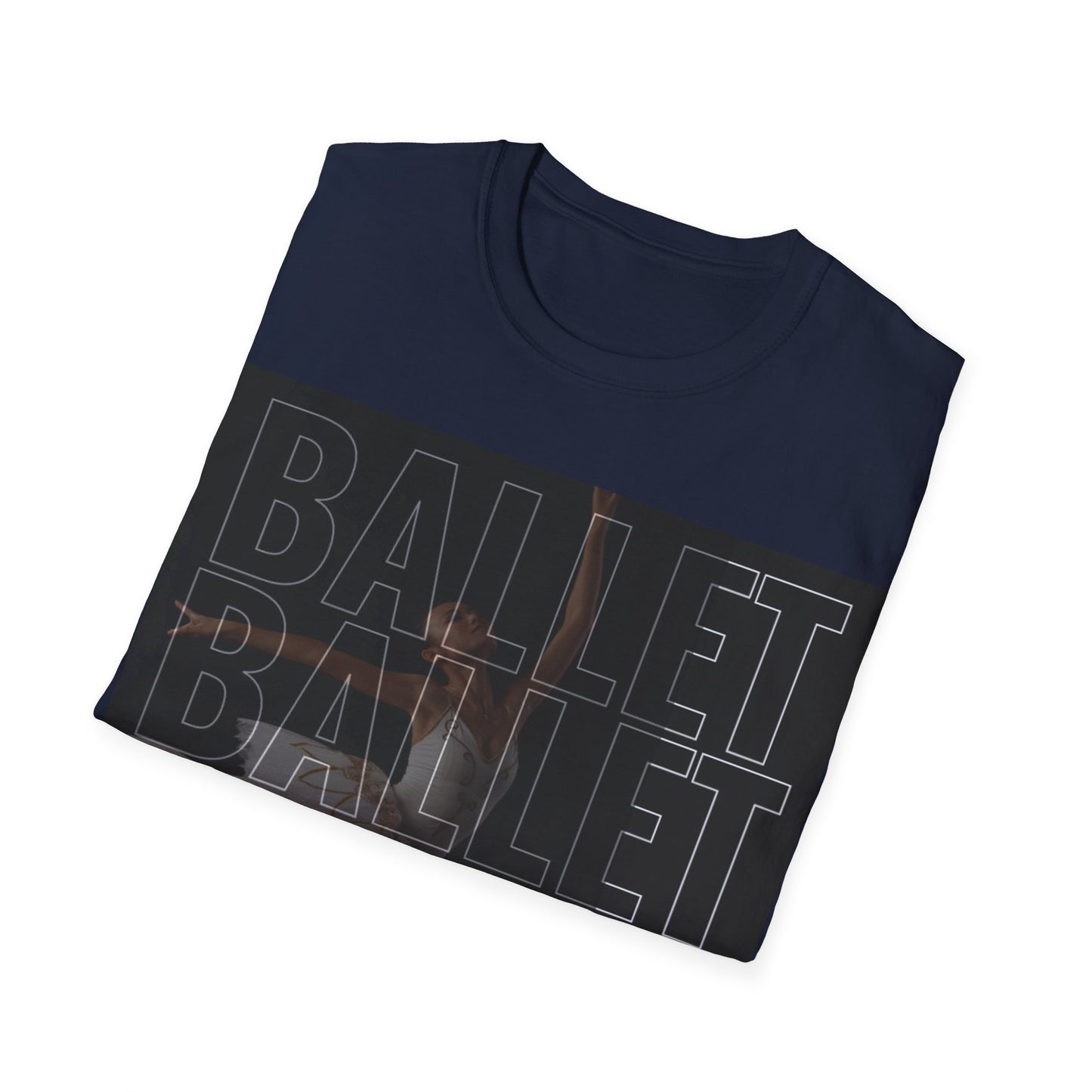 Black Tshirt dancer ballerina T-Shirt