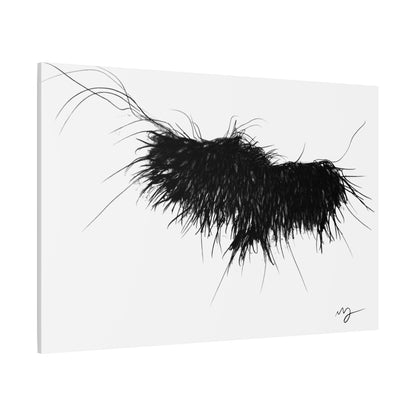 Canvas Print - Abstract Line Drawing Birds in Flight by Lisa Jennings