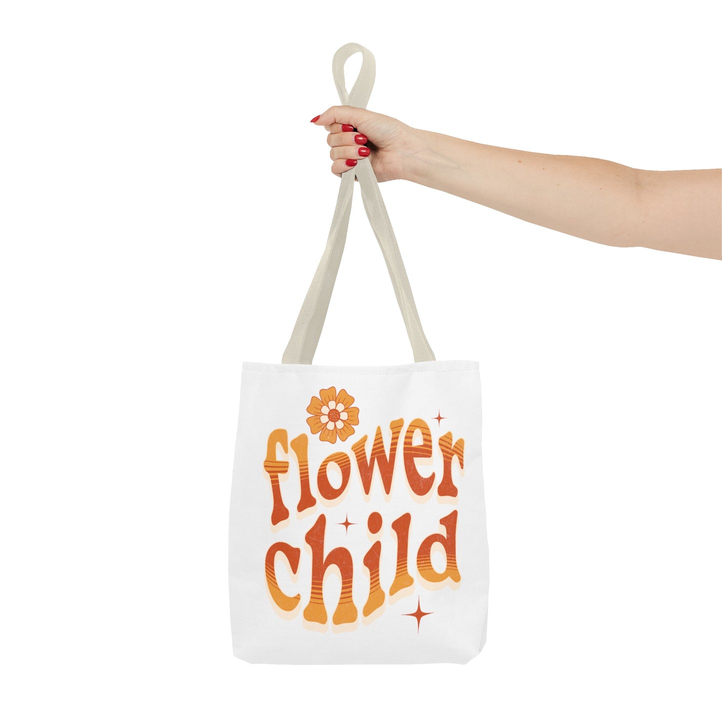 Flower child, mom, daughter, graduate workout Tote Bag (AOP)