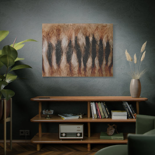 Encaustic Wall  Art Canvas Print, Modern Home Decor, Gallery Wall Art, Unique Gift for Art Lovers, Contemporary Artwork by artist Lisa Jennings