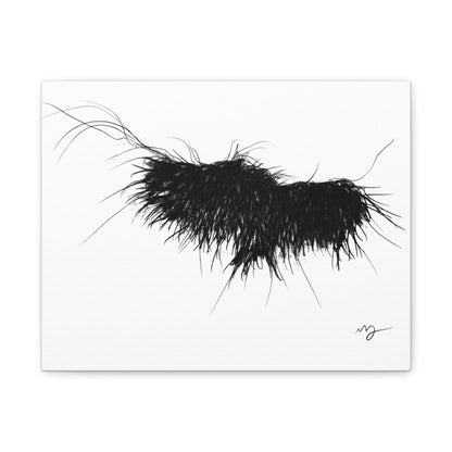 Canvas Print - Abstract Line Drawing Birds in Flight by Lisa Jennings