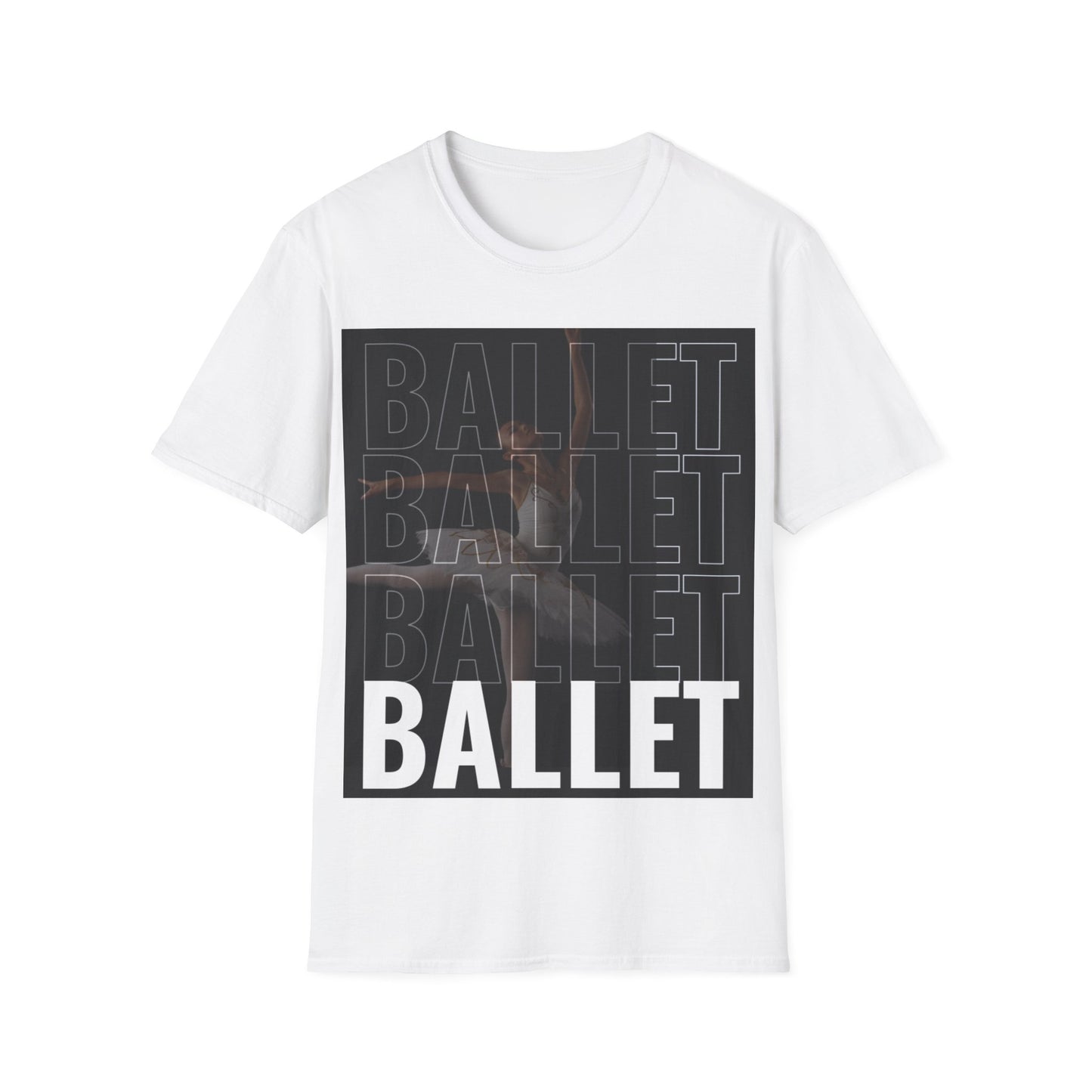 Black Tshirt dancer ballerina T-Shirt