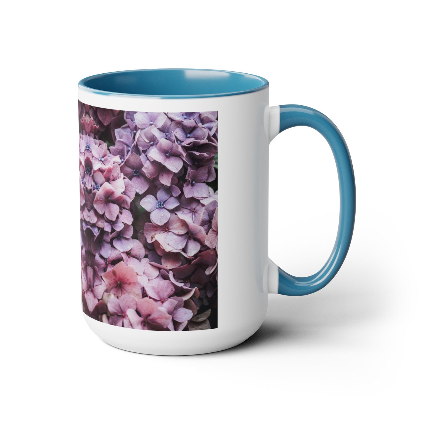 Stunning floral-inspired coffee mug, 15oz