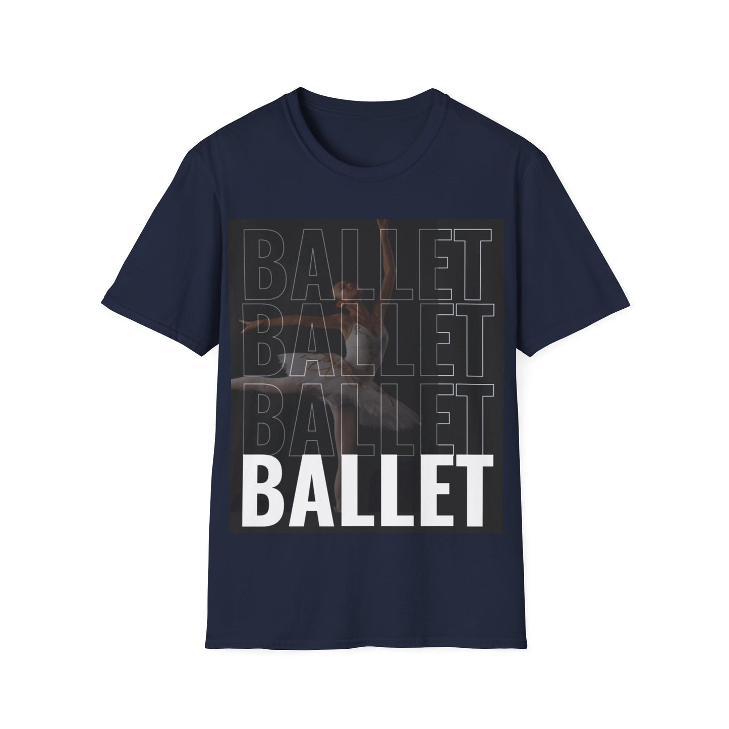 Black Tshirt dancer ballerina T-Shirt