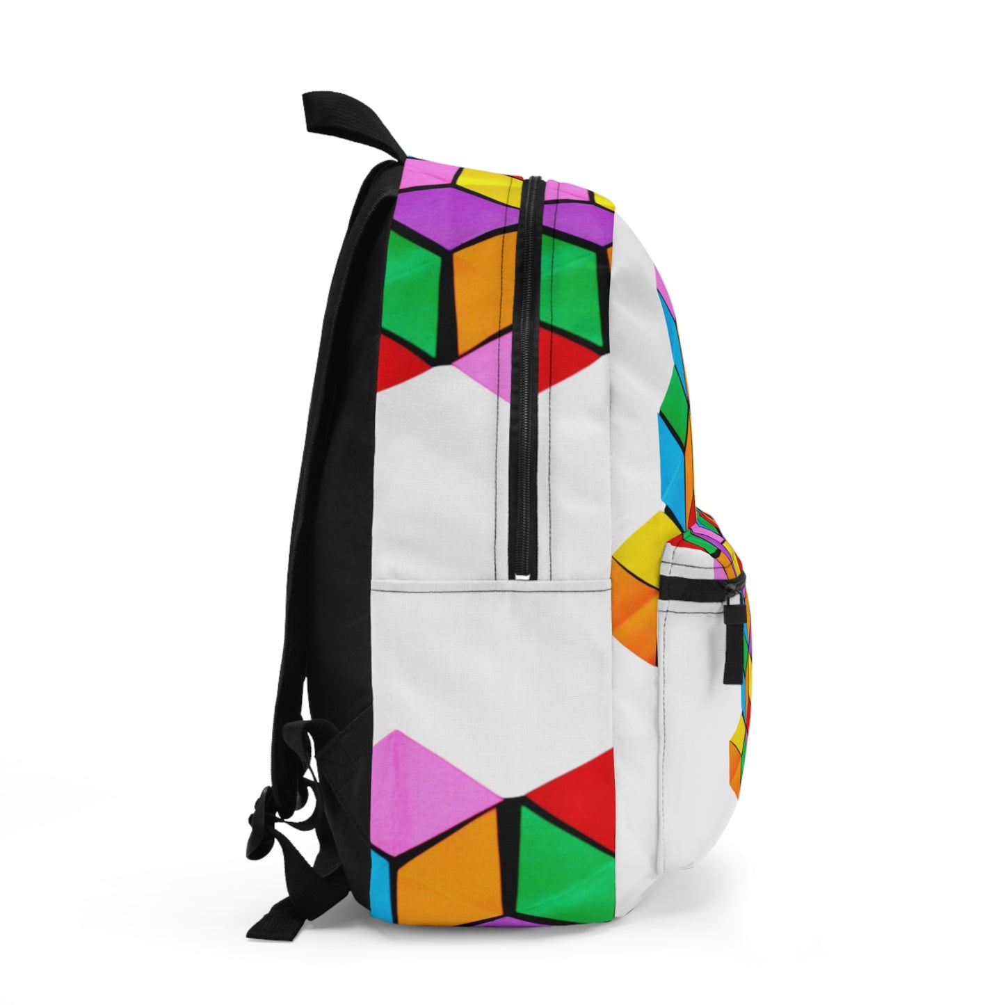 Stacked Colorful Blocks Backpack