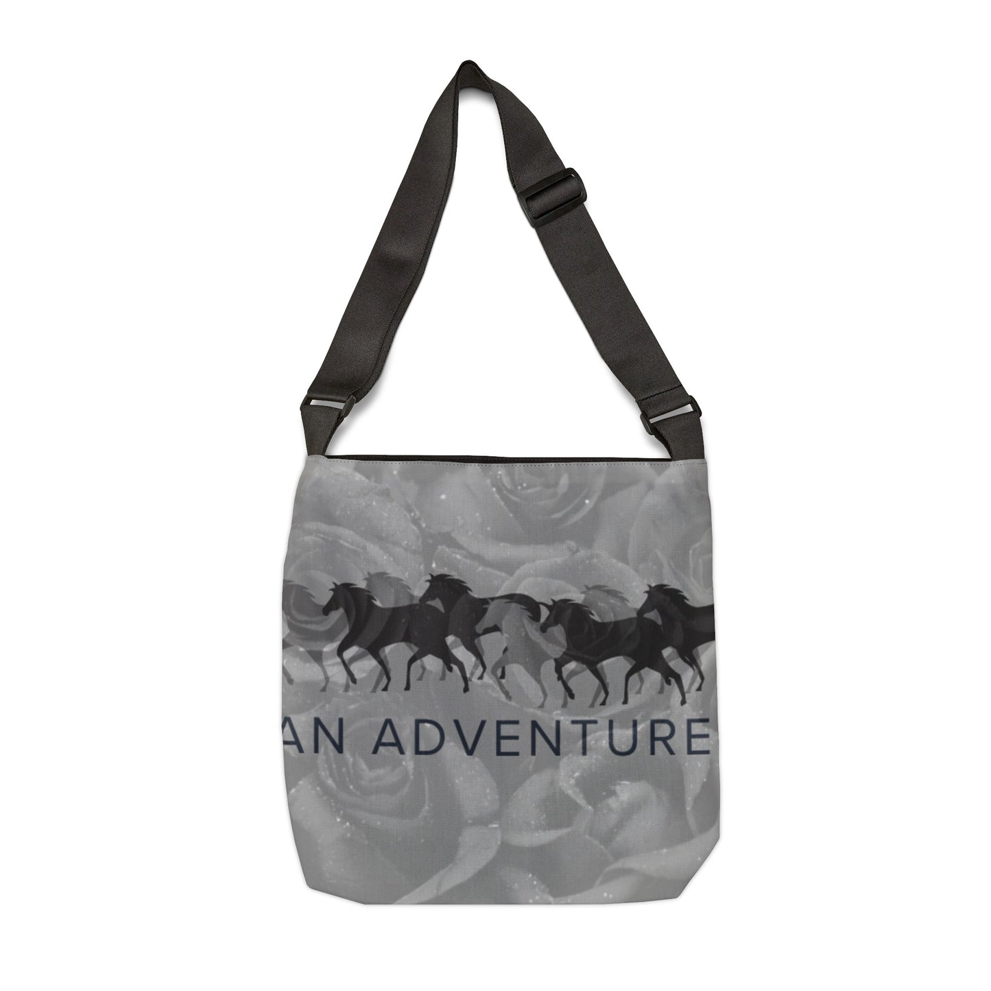 Adjustable Tote Bag  grocery bag horse images