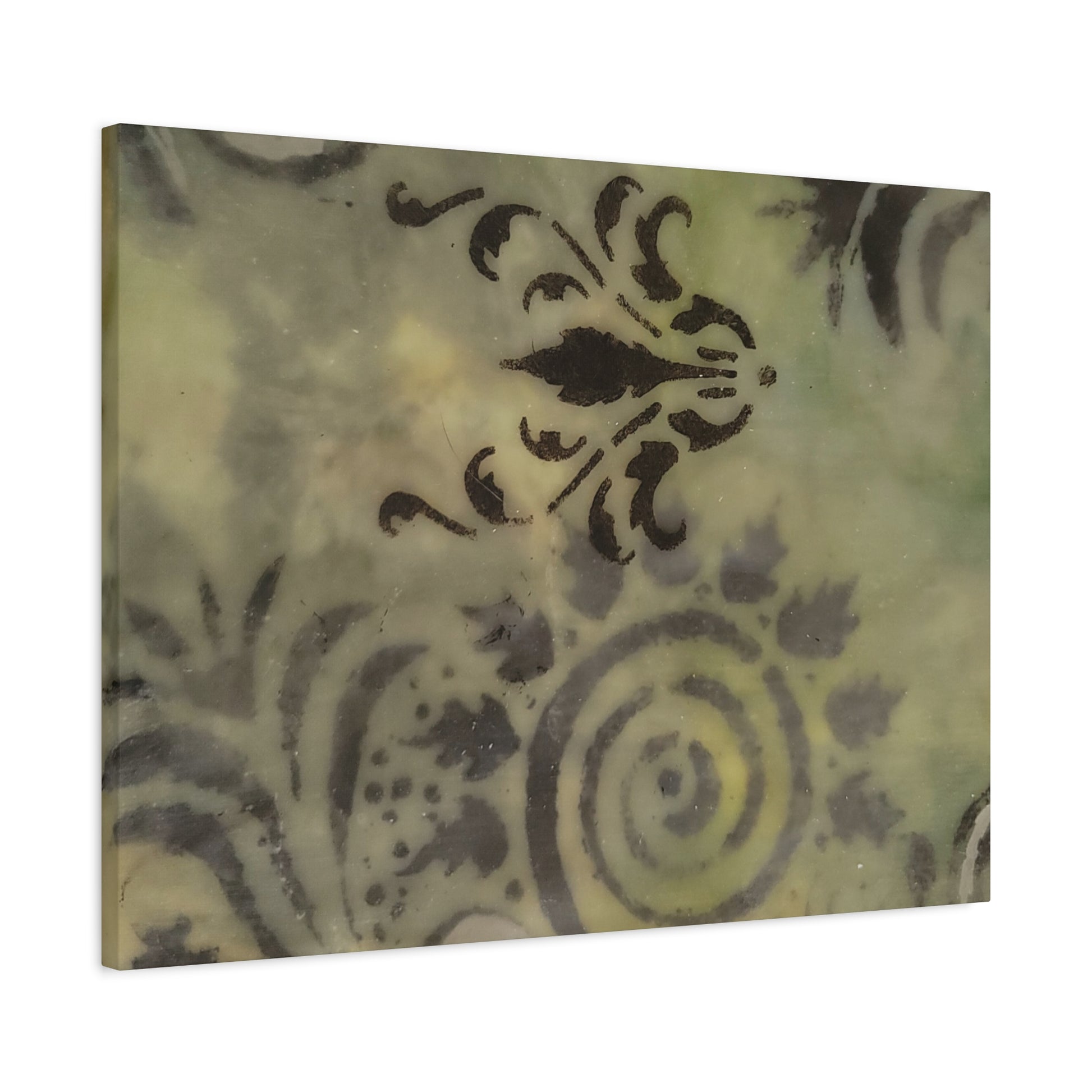 Canvas Print inspired by  Nature -Encaustic Painting by Lisa Jennings