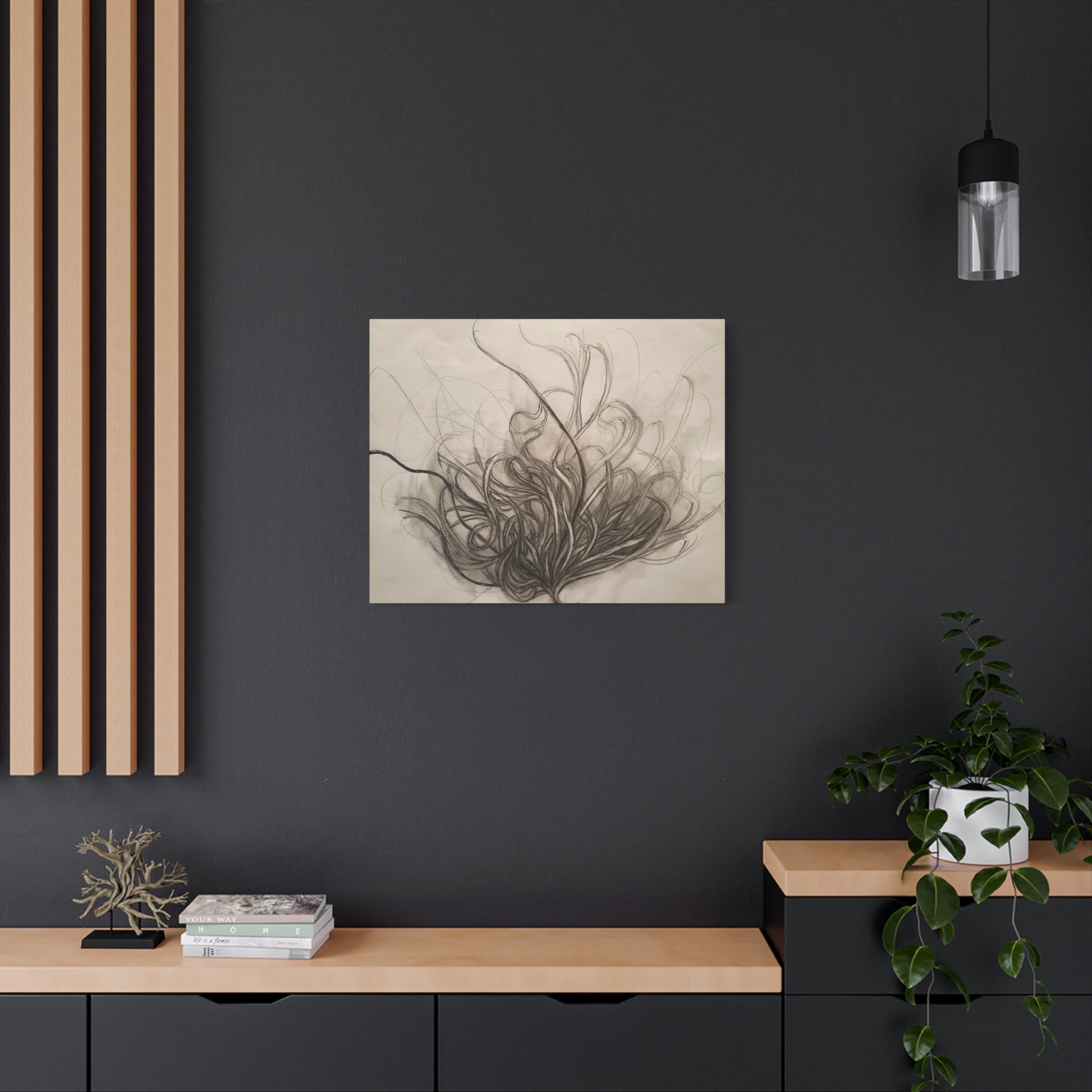 Canvas Art Print - Nature Drawing by Lisa Jennings