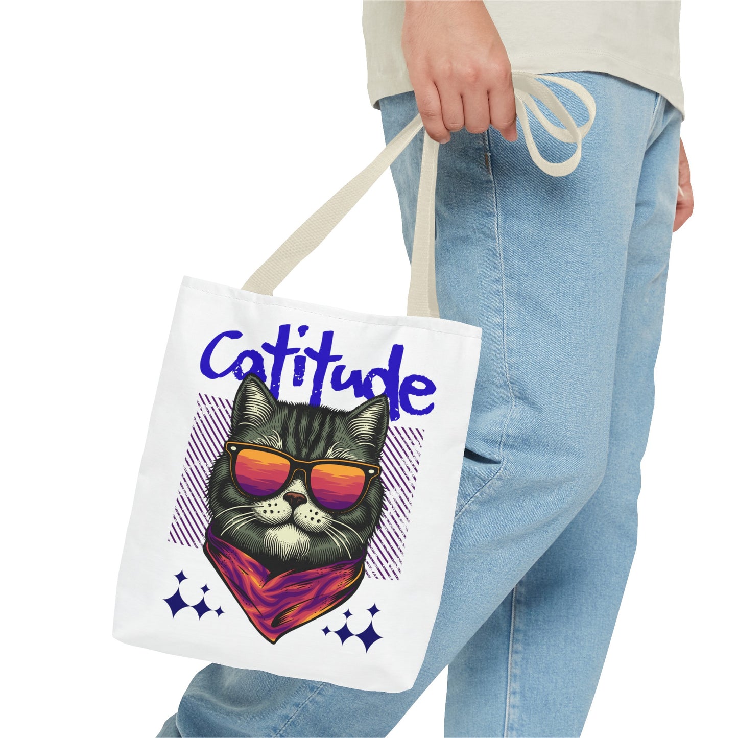 Whimsical cat Tote Bag