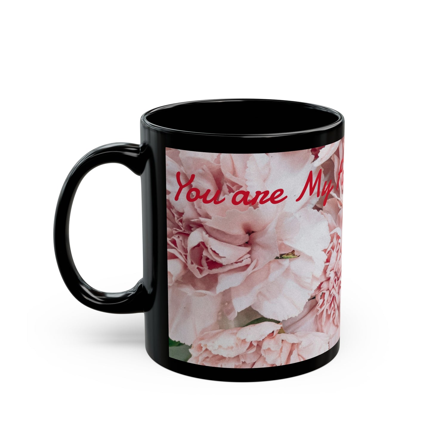 Favorite Teacher- Black Floral Mug (11oz, 15oz)