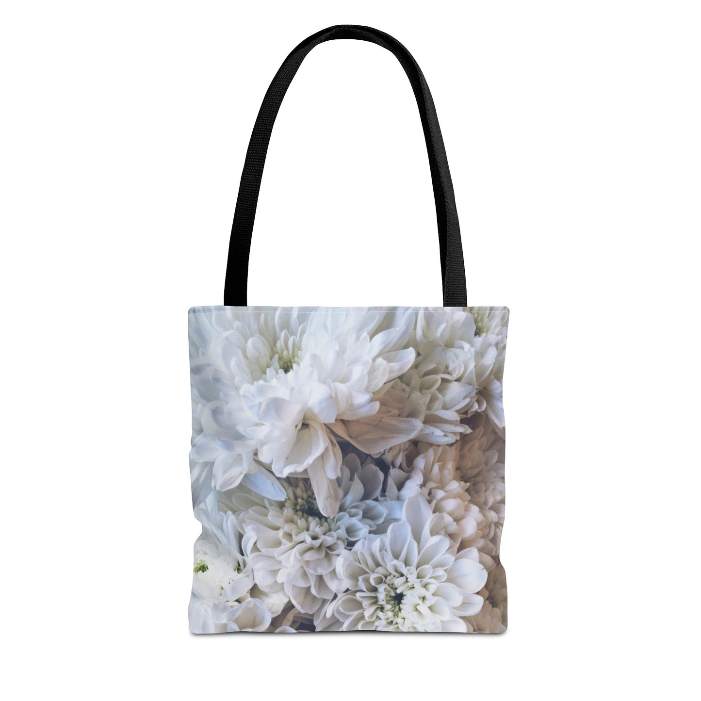 For mom, daughter, floral, White Flowers Tote workout school bag