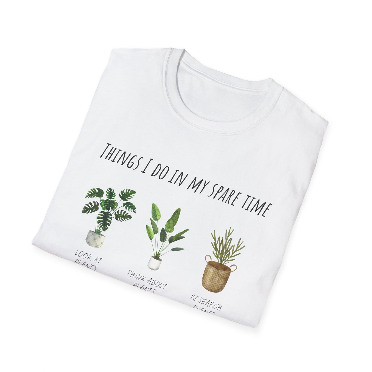 gardening, for mom, daughter Unisex Softstyle T-Shirt   featuring a plant-inspired design