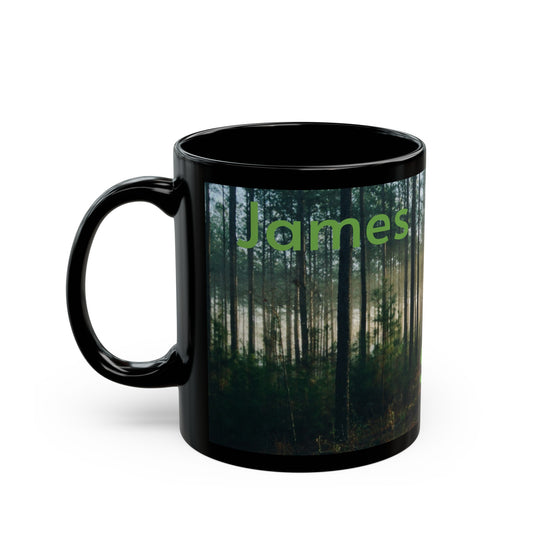 James ceramic Black Mug (11oz, 15oz)