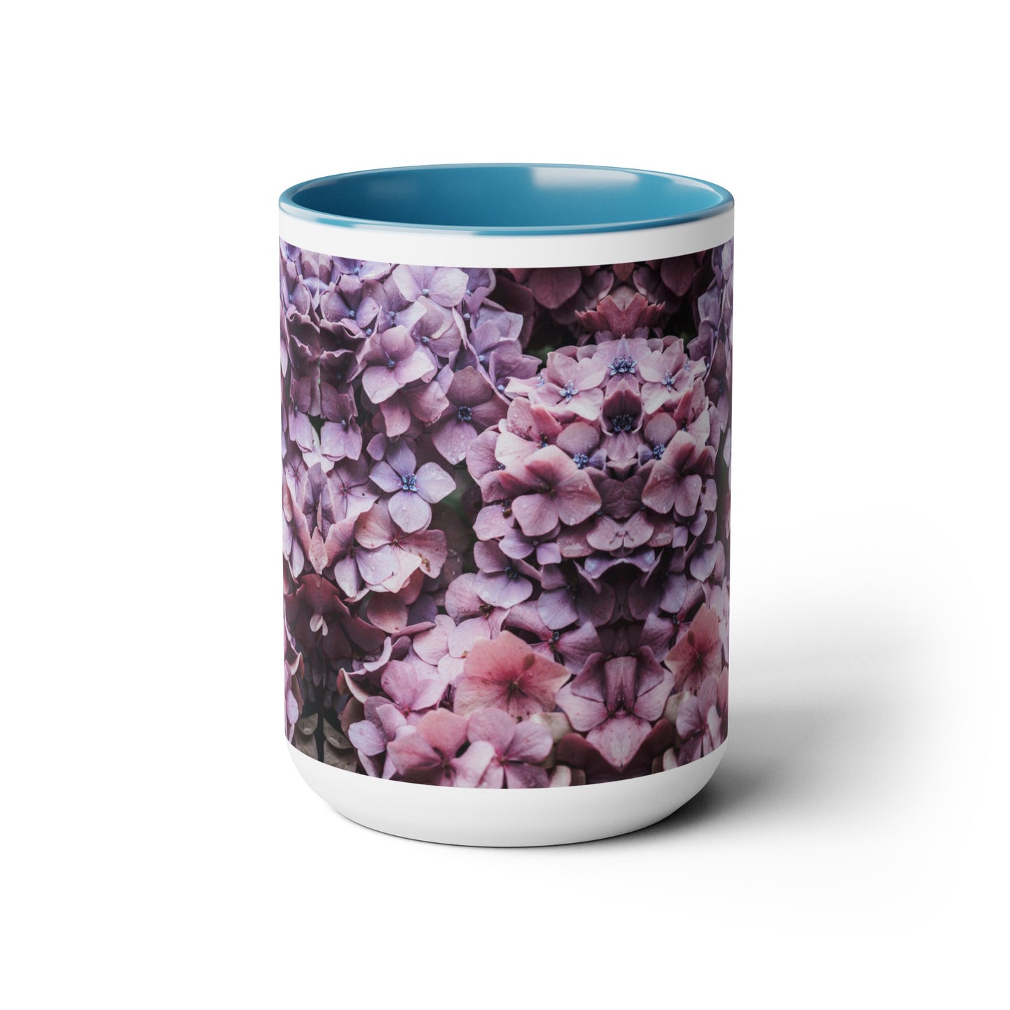 Stunning floral-inspired coffee mug, 15oz