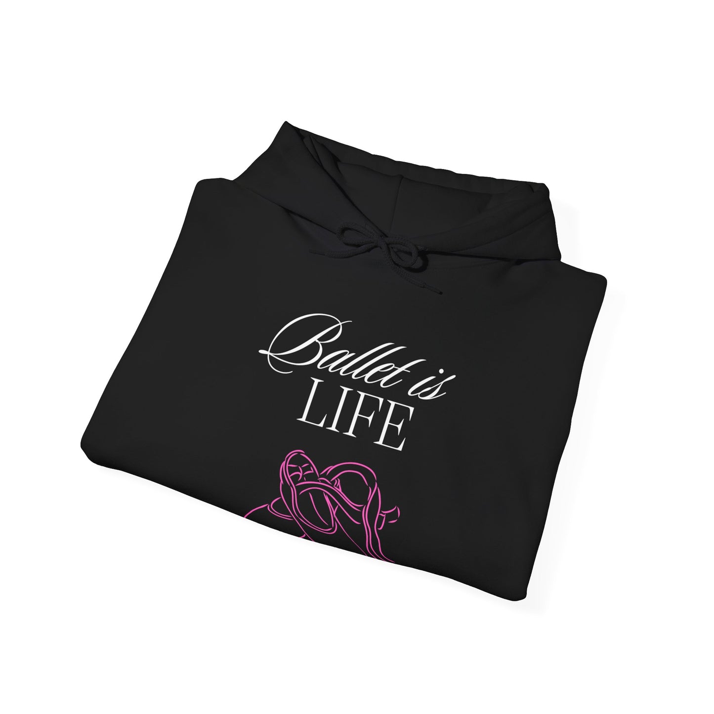 Black ballet dancer warm love of dance Hooded Sweatshirt