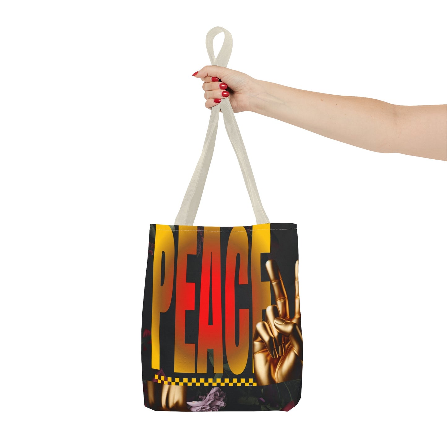 Peace Tote Bag for groceries, workout, school