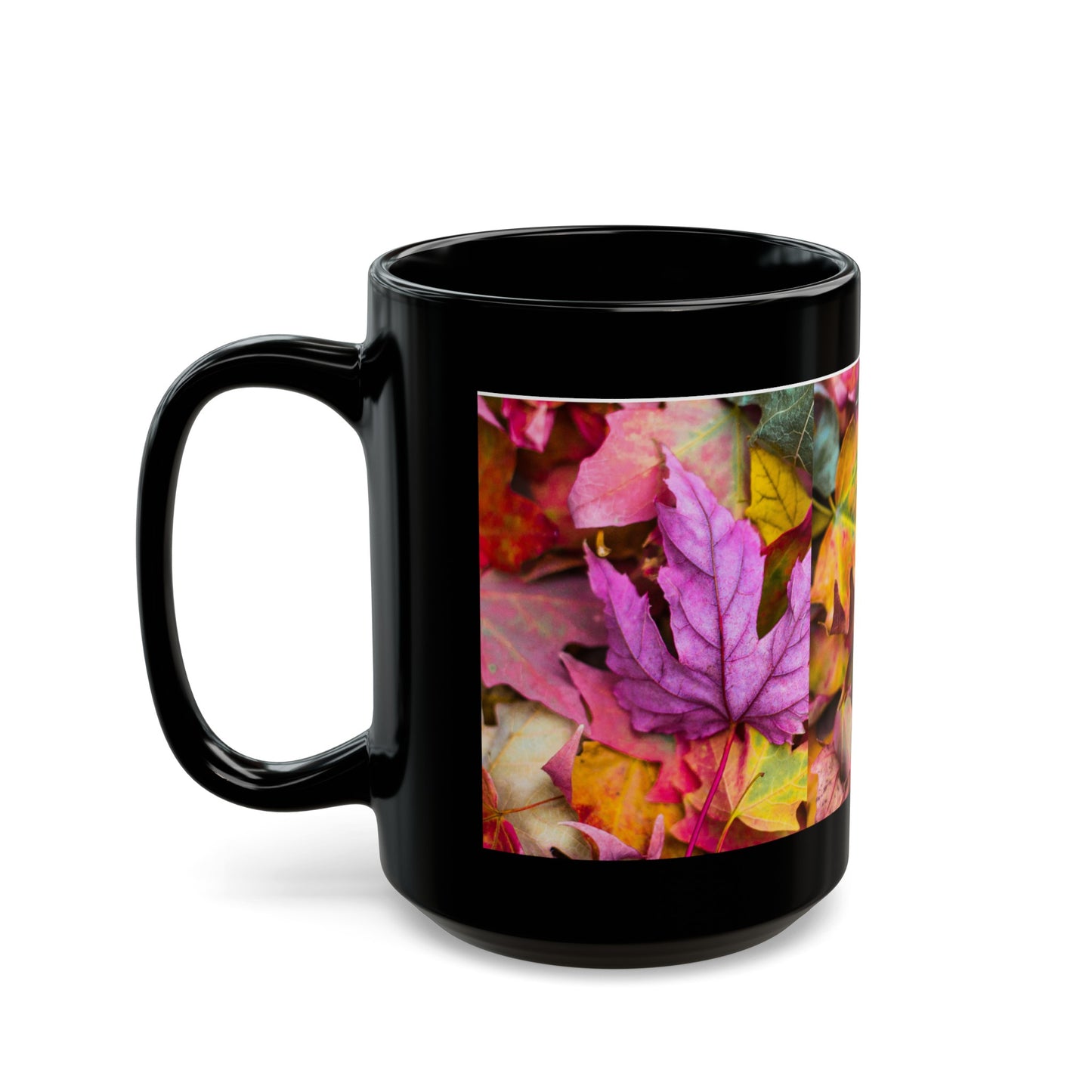 Autumn - Inspired Black, Ceramic Coffee Mug (11oz, 15oz)