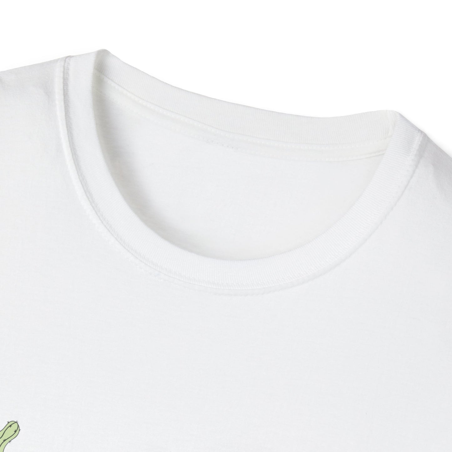 Unisex Softstyle T-shirt featuring a plant-inspired design and cactus drawings