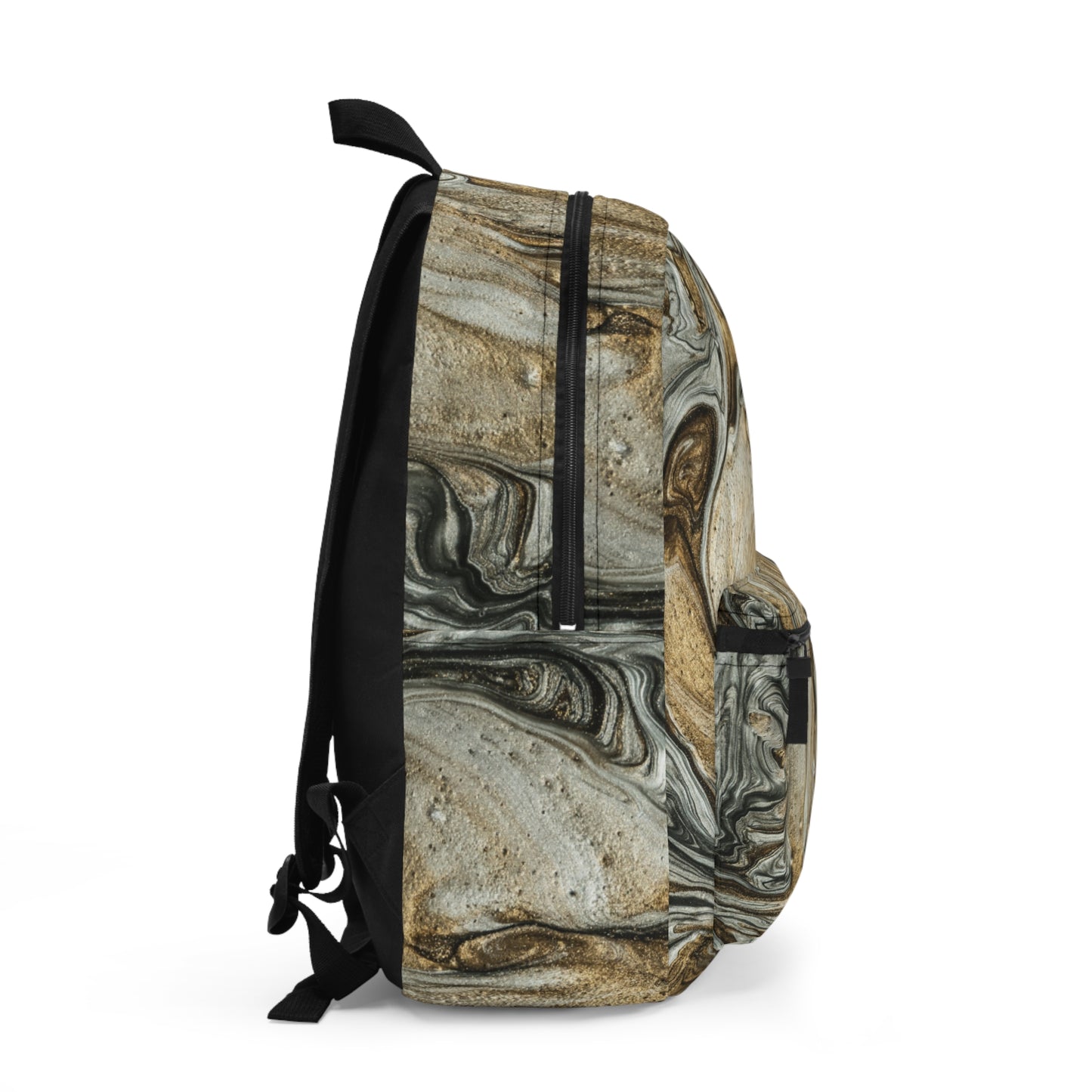 Thick Gold Paint Illusion Backpack