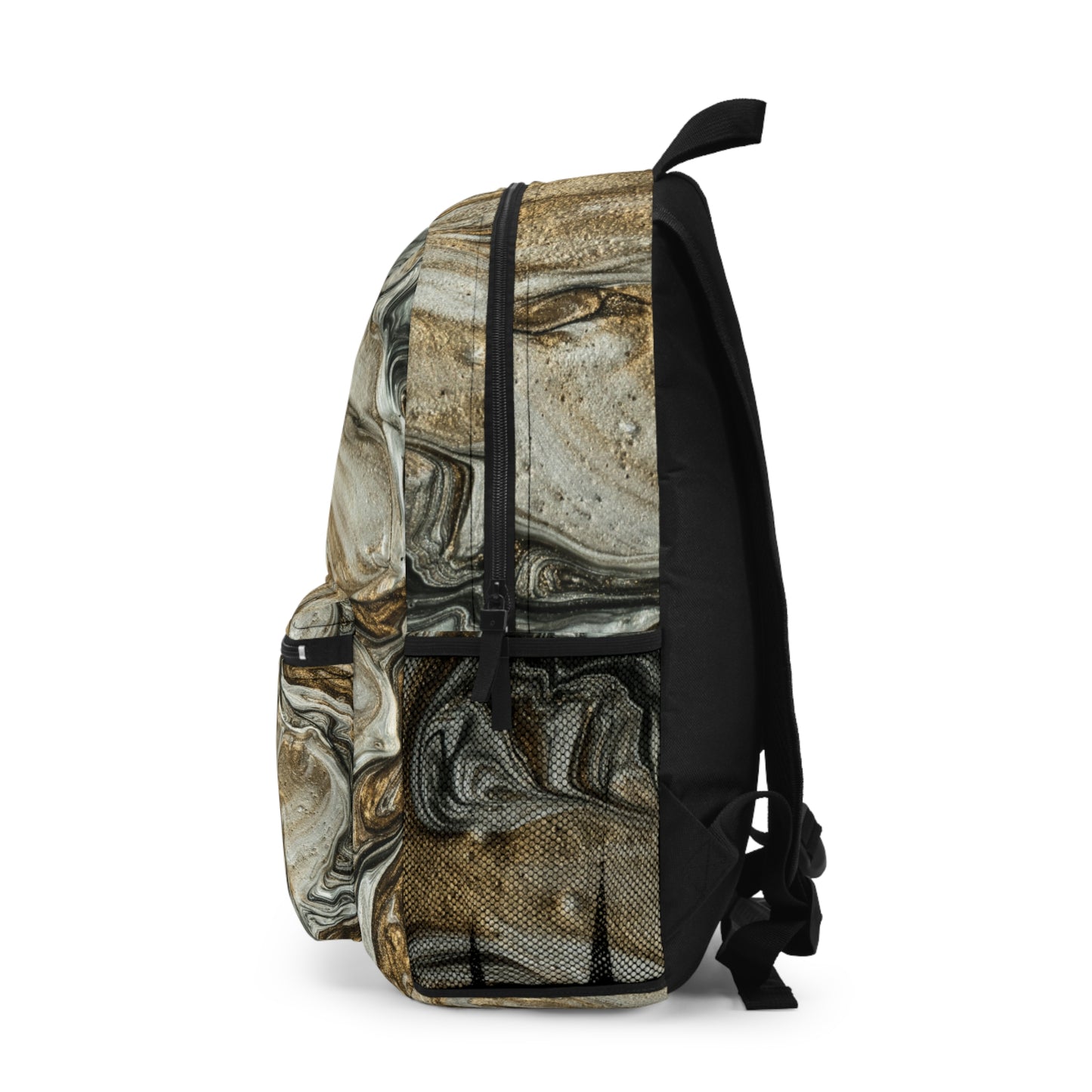 Thick Gold Paint Illusion Backpack