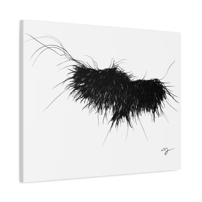 Canvas Print - Abstract Line Drawing Birds in Flight by Lisa Jennings