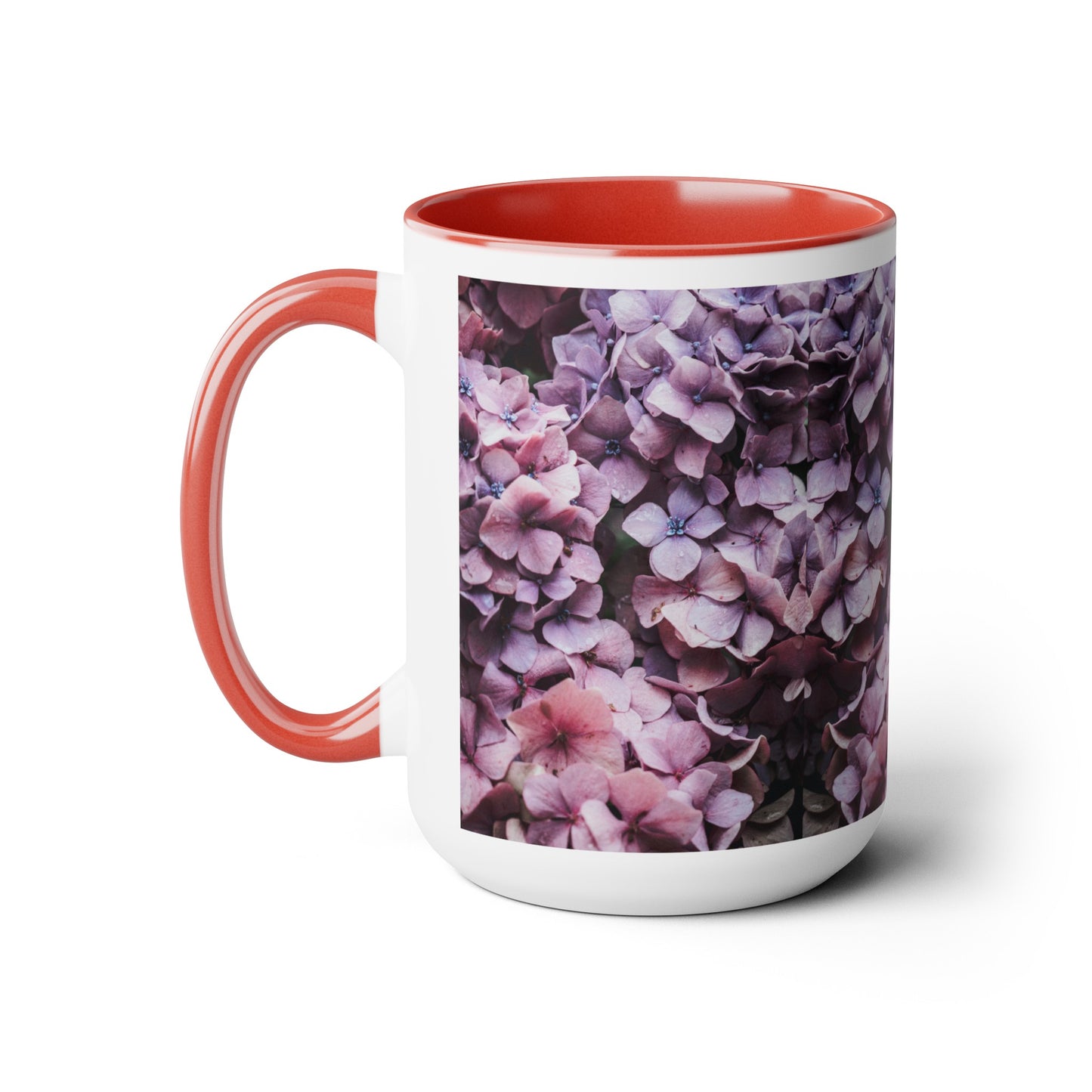 Stunning floral-inspired coffee mug, 15oz